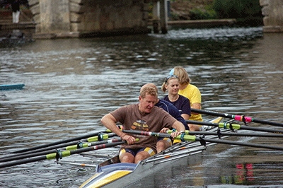 Maidenhead bridge from the rowing club